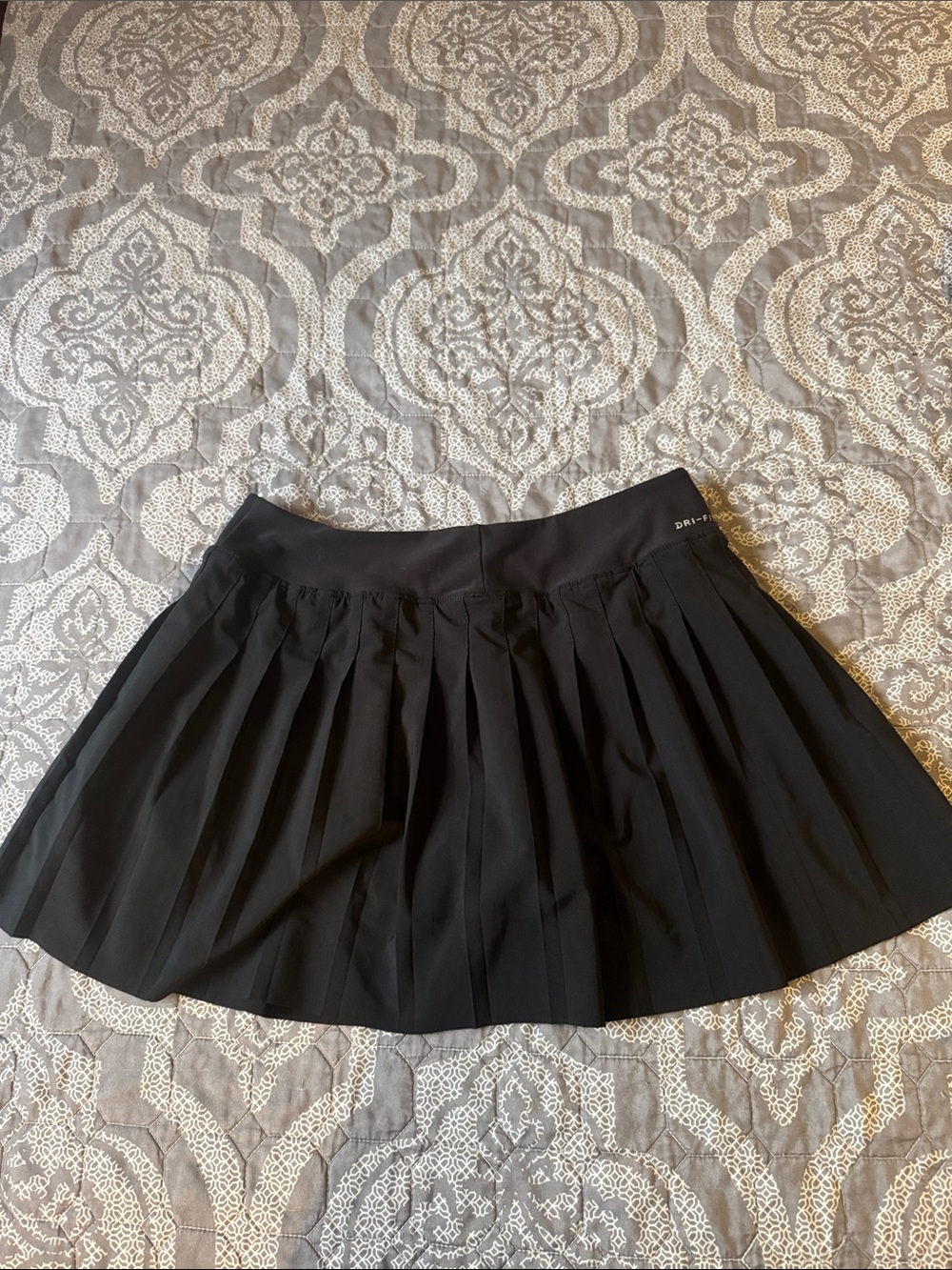 Nike Black Pleated Mini Skirt